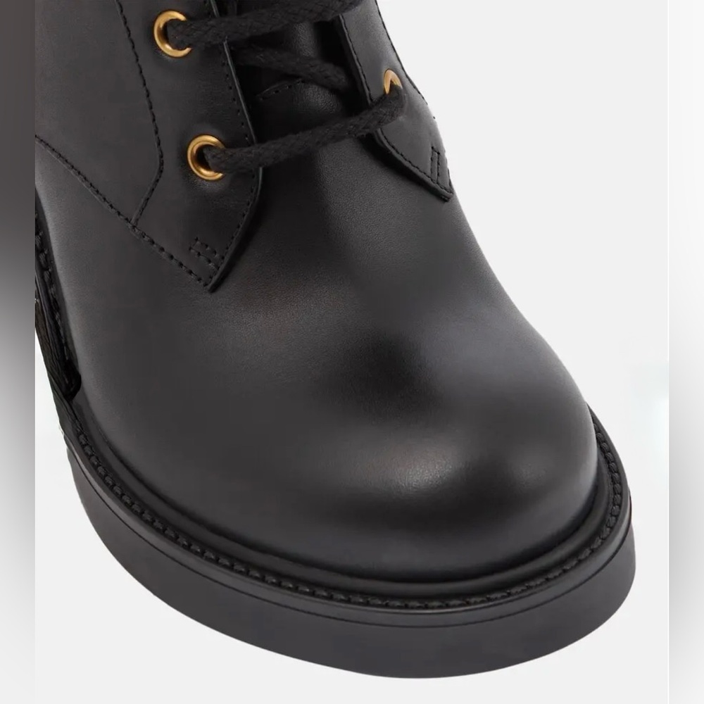 Gucci Gg Leather Ankle Boots Size 40 🔥 - Picture 4 of 4